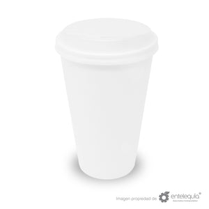 Tapa Vaso bebida caliente TVC8 8oz - Desechable Biodegradable Entelequia