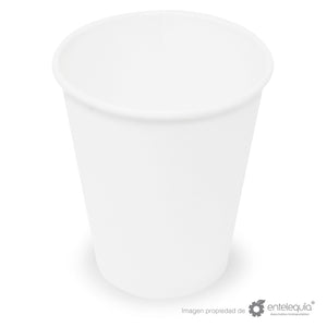 Vaso de Papel bebida caliente 12oz VC12 - Desechable Biodegradable Entelequia