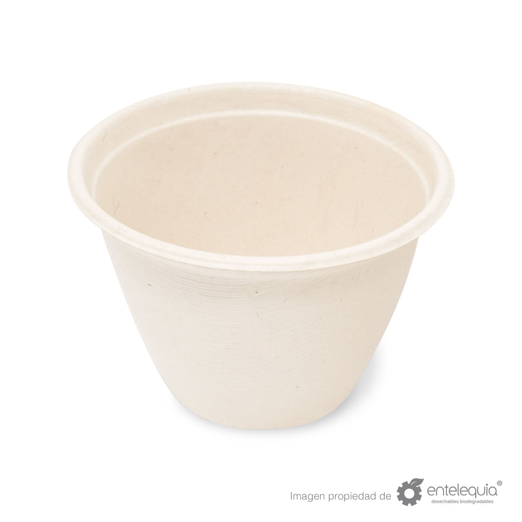 Tazón Paja de Trigo 16oz TP16 - Desechable Biodegradable Entelequia