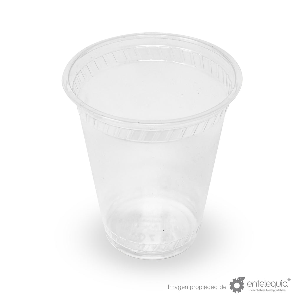 Vaso PLA bebida fría 16oz y 18oz - Desechable Biodegradable Entelequia