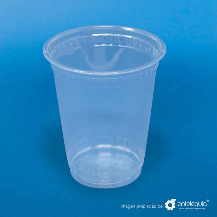 Vaso PLA bebida fría 7oz - Desechable Biodegradable Entelequia 1,000 pzas
