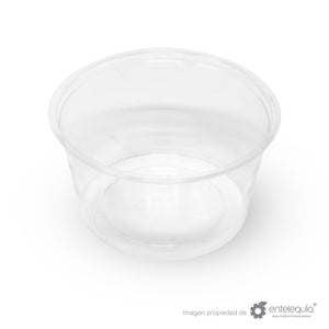 Vaso Soufflé Transparente PLA 2oz - Desechable Biodegradable Entelequia