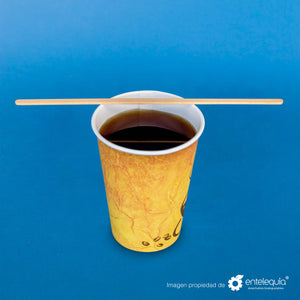 Vaso Vending de papel bebida caliente 8oz - Desechable Biodegradable Entelequia 100/2000 pzas